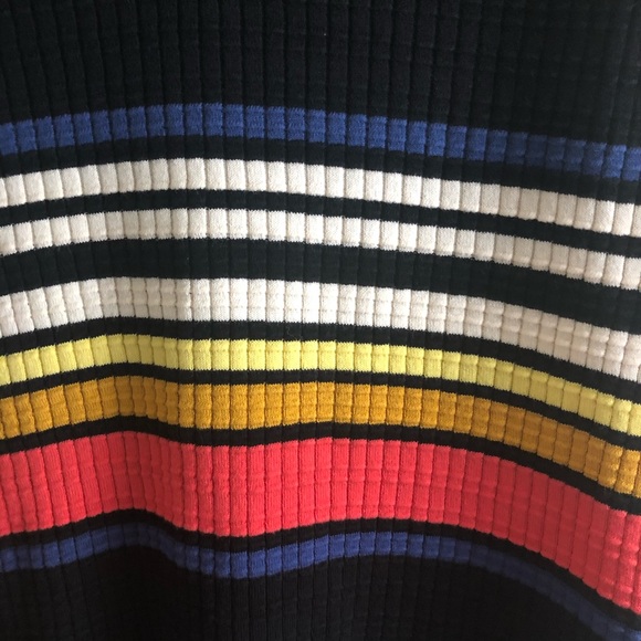 Free People Gidget Striped Ribbed Knit Dress - Picture 6 of 10